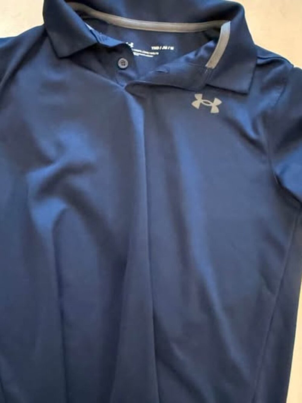 boys underarmour polo